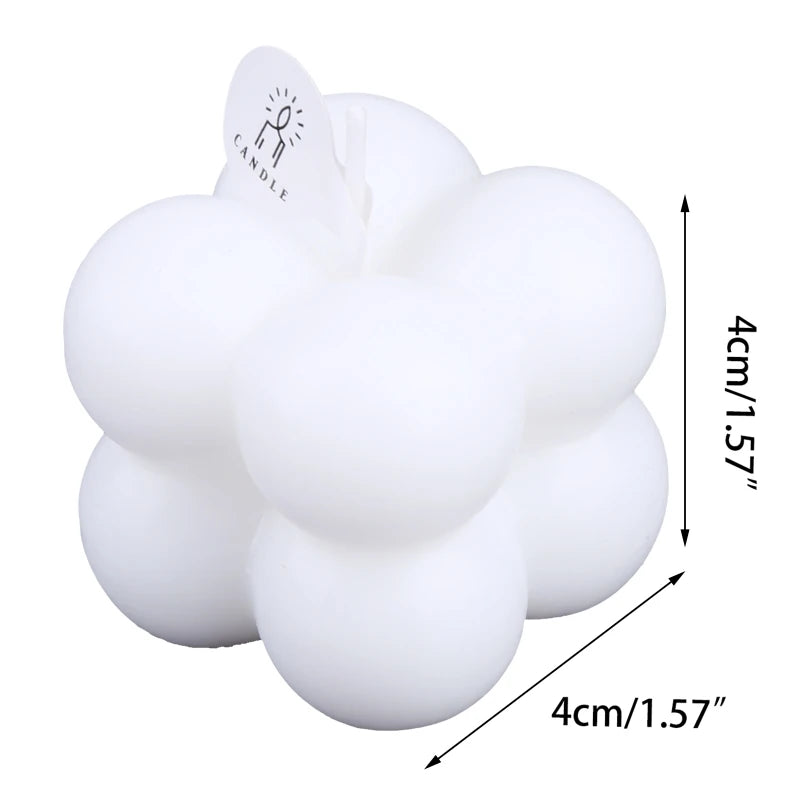 Small Scented Mini Cube Bubble Shaped Wax Candles