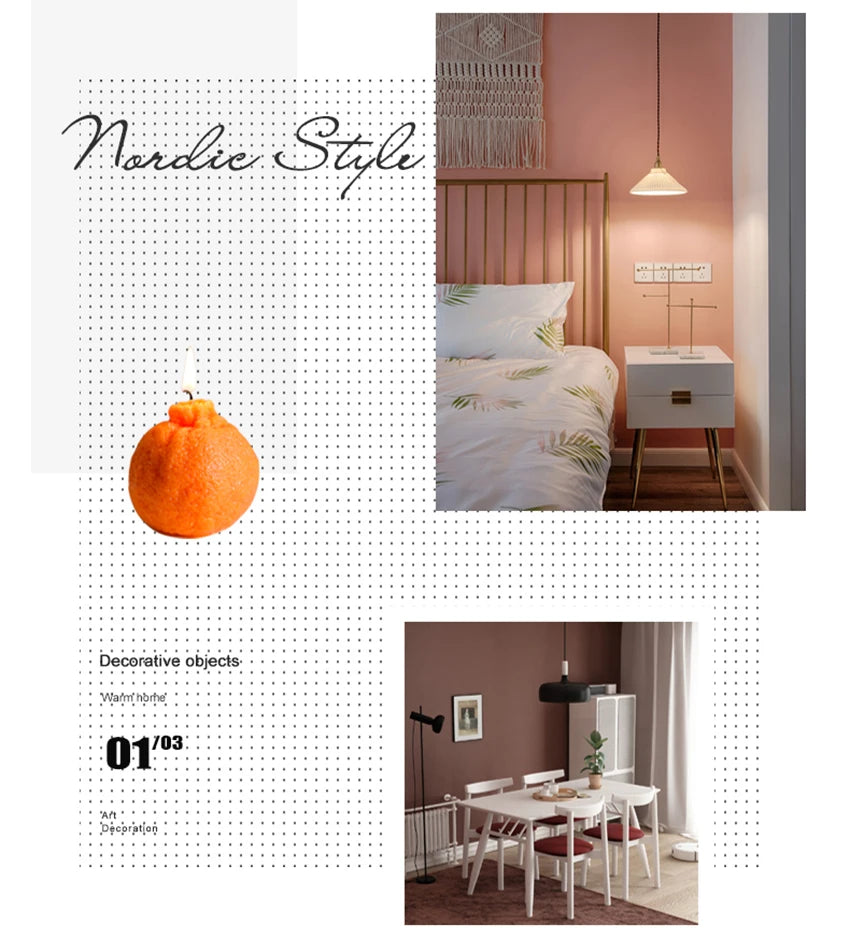 Orange, Lemon and Cheese Candle