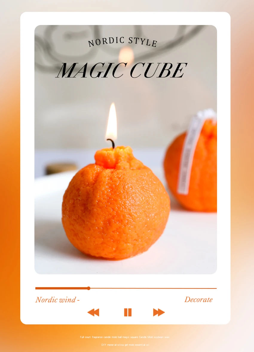 Orange, Lemon and Cheese Candle