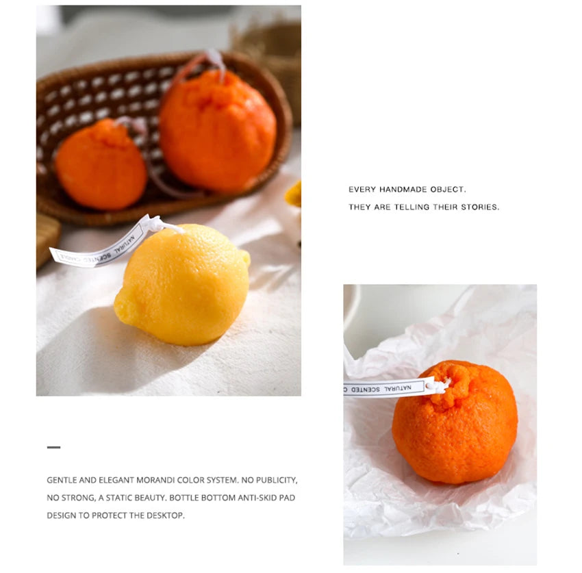 Orange, Lemon and Cheese Candle