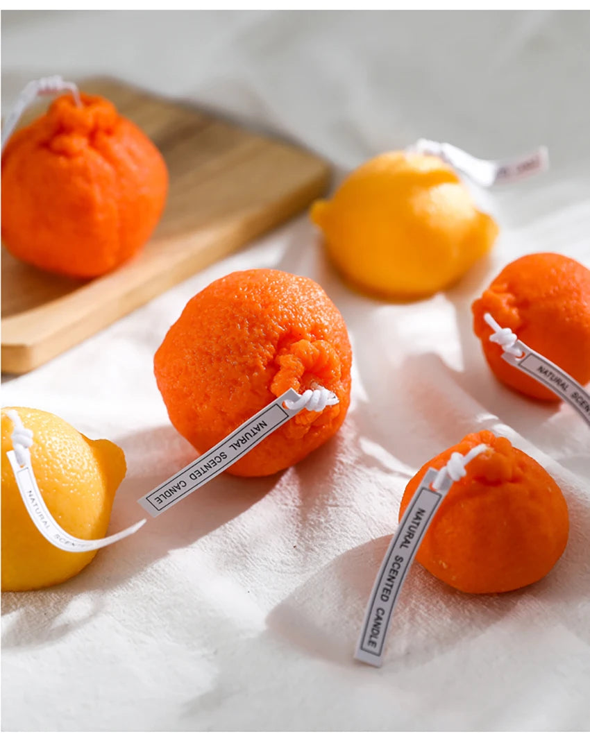 Orange, Lemon and Cheese Candle