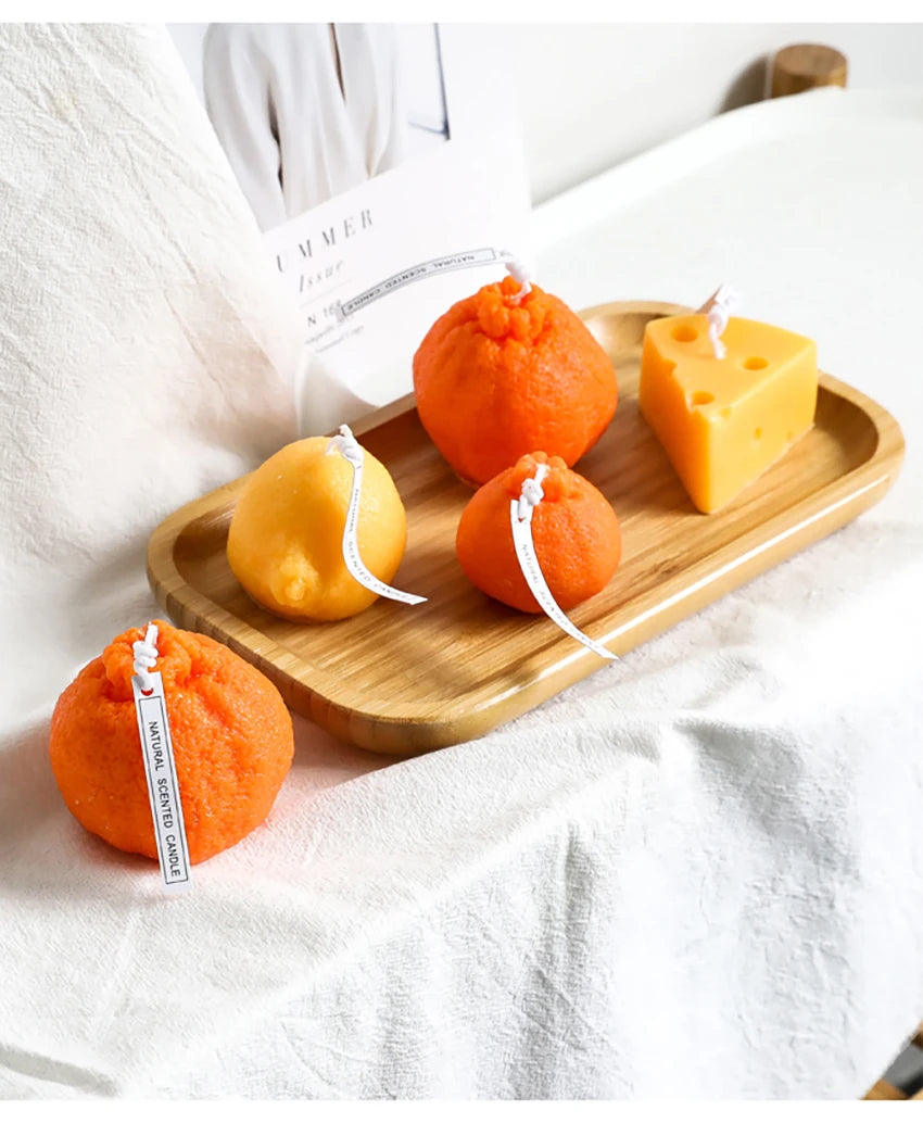 Orange, Lemon and Cheese Candle