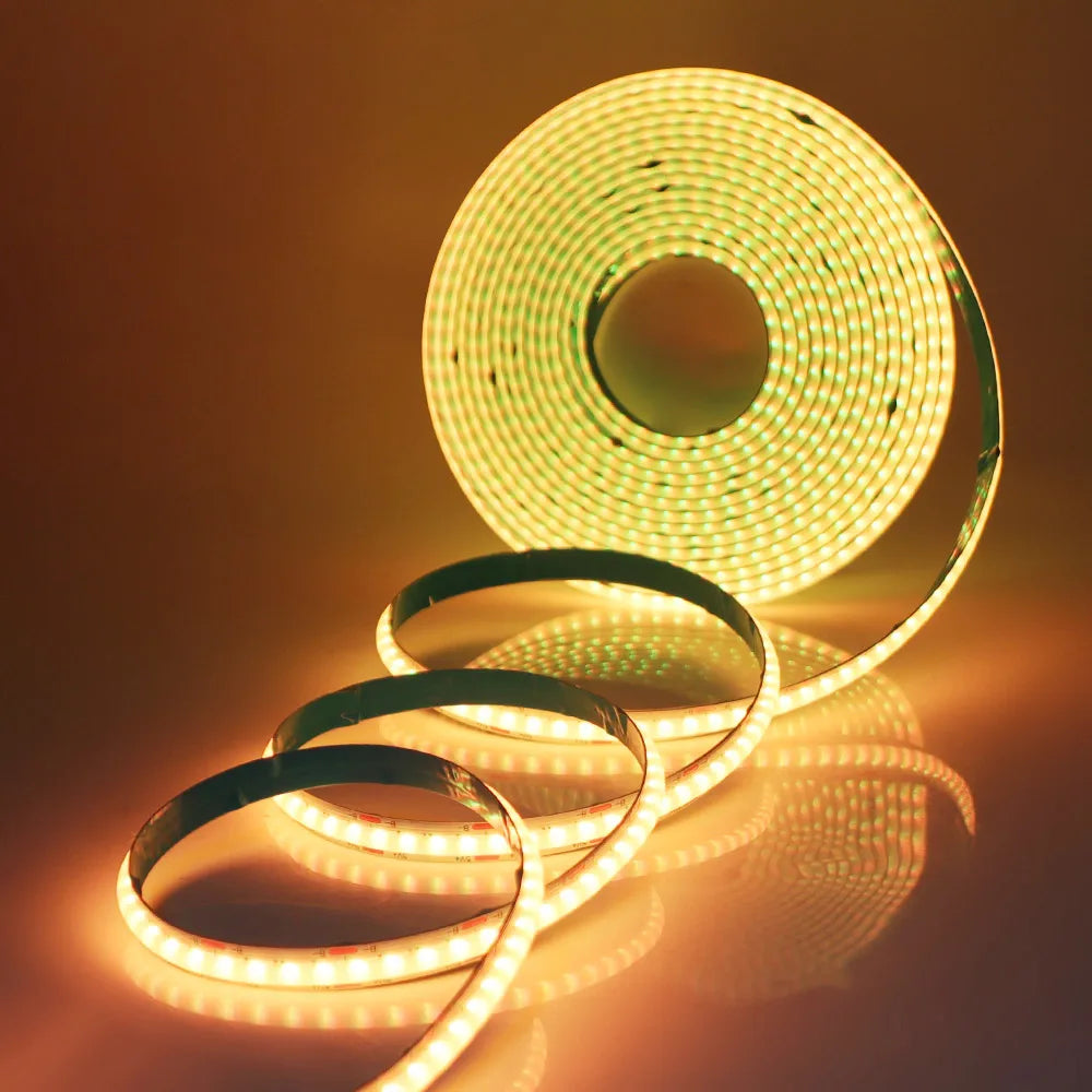 5V Wifi Bluetooth-compatible USB RGB COB LED Strip Light 24key 44key Remote Control Kit 576 LEDs Linear Lighting Flexible Tape