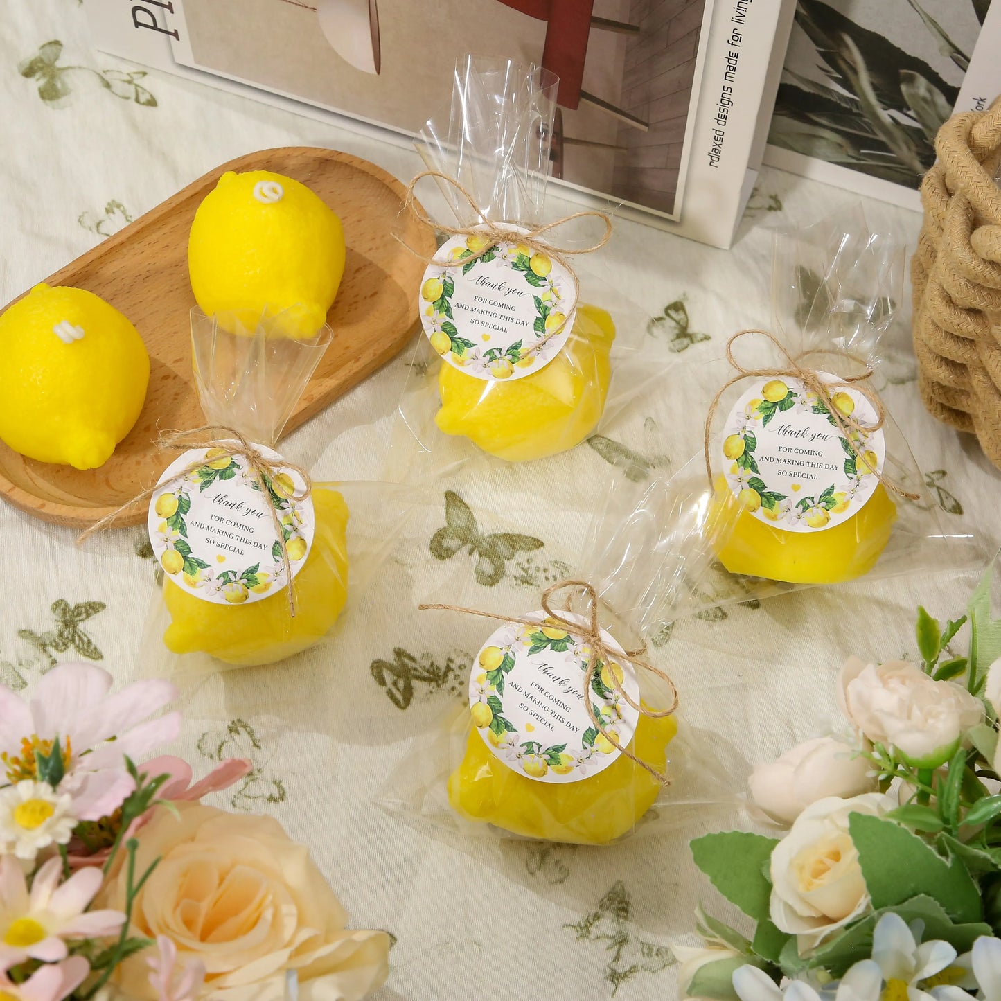 Lemon Scented Candles Pack
