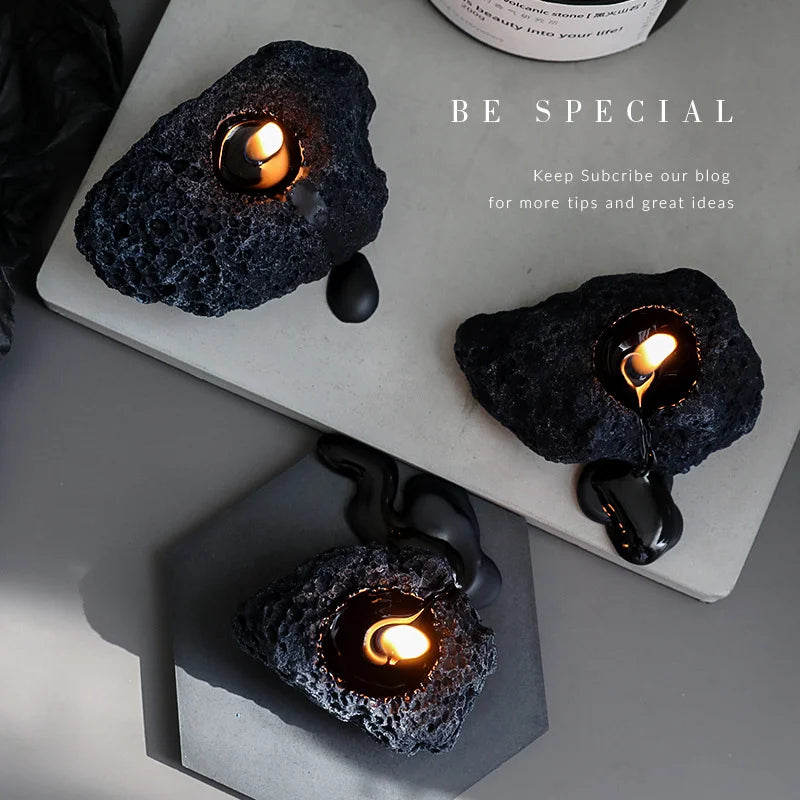 Black Mineral Aroma Candle