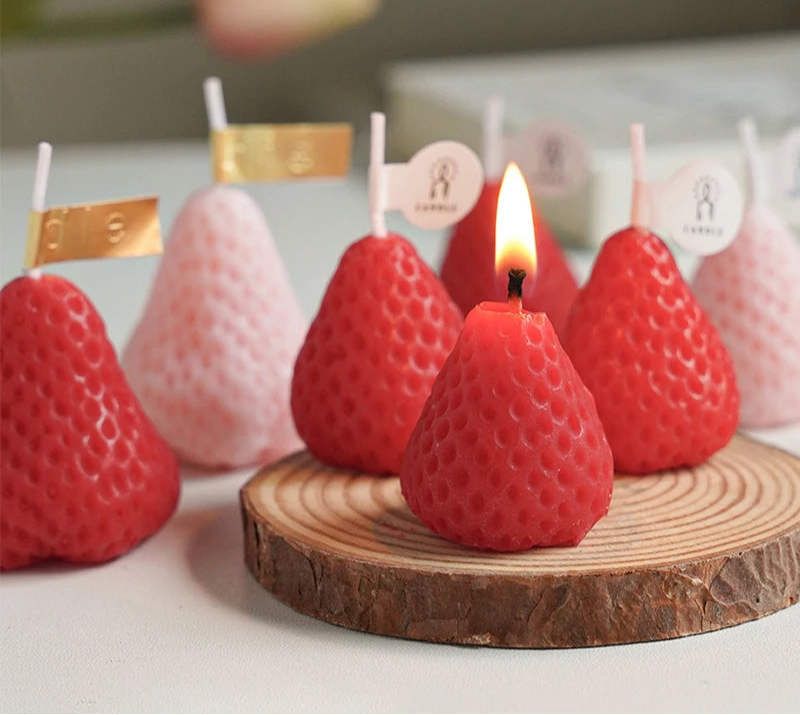 Strawberry Candles