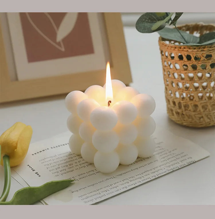 Bubble Cube Scented Candle