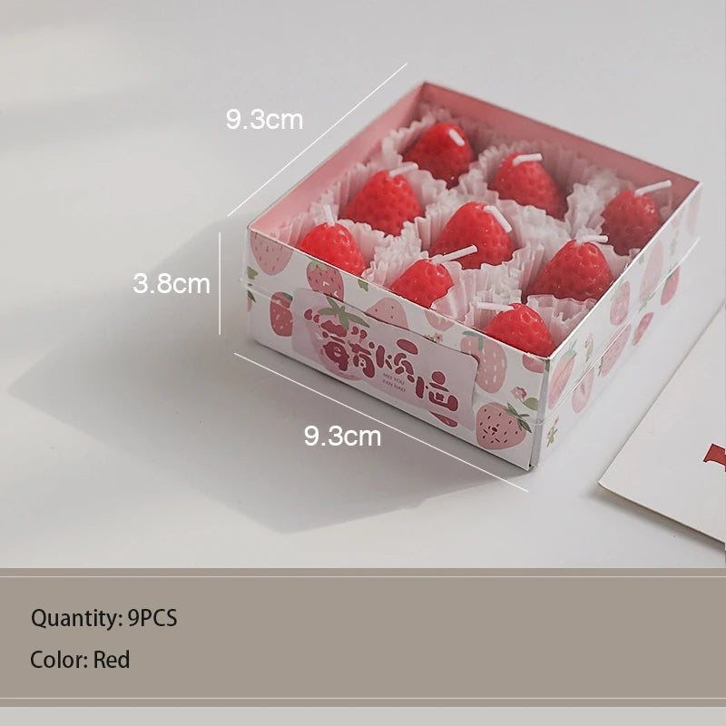Strawberry Candles