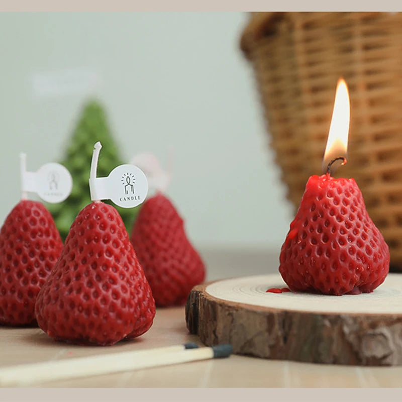 Strawberry Candles