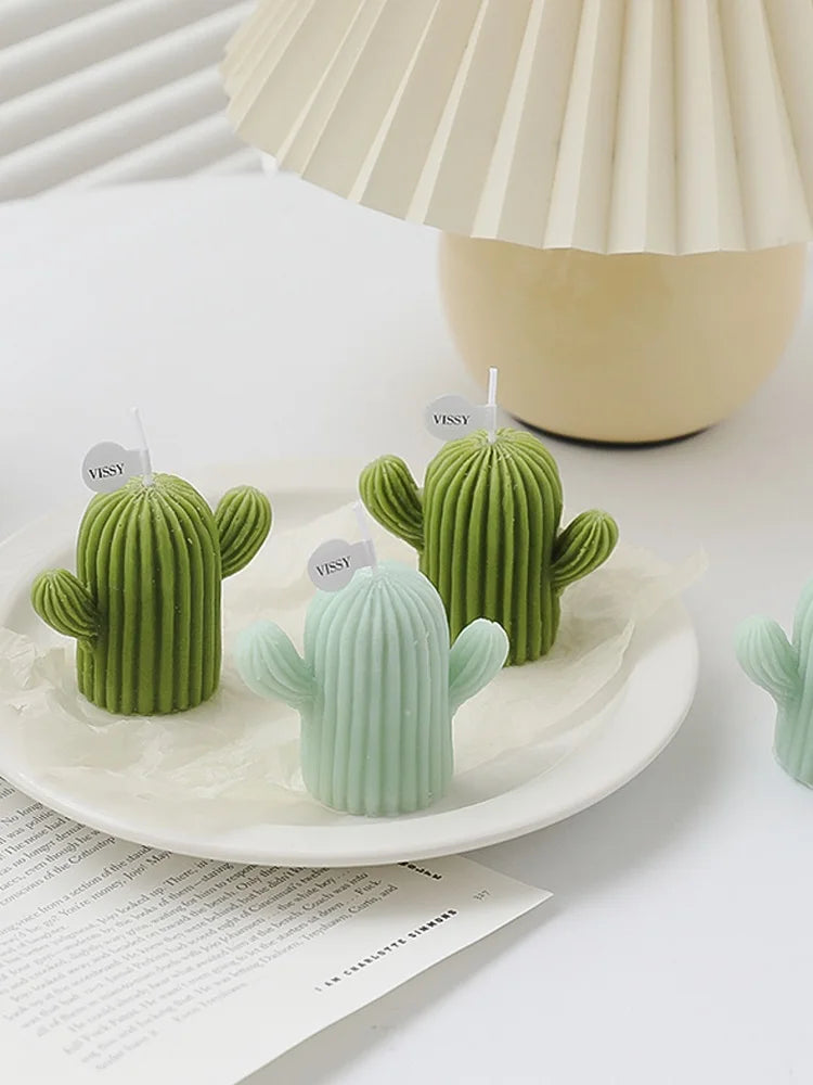 Cactus scented candle
