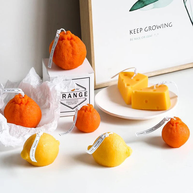 Orange, Lemon and Cheese Candle