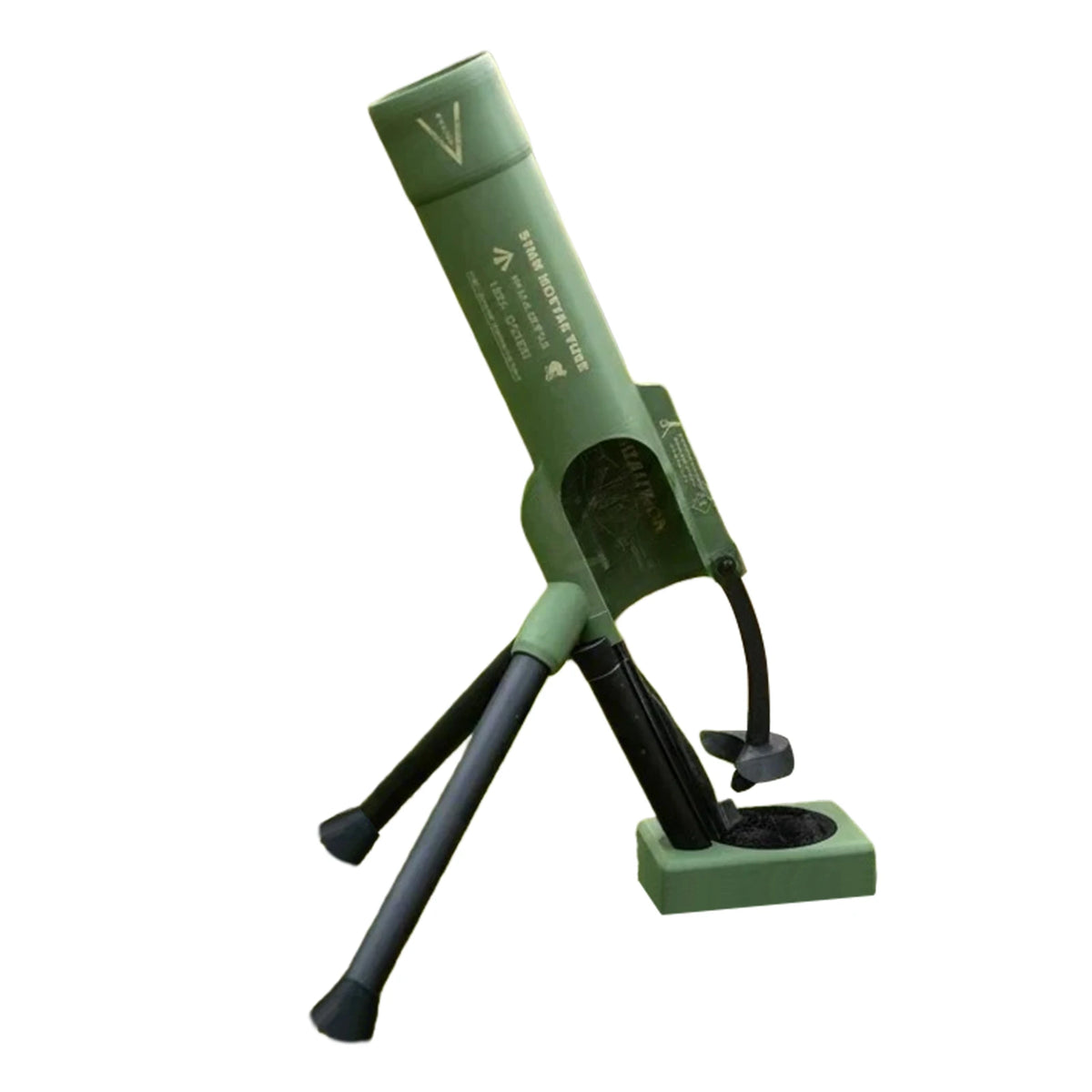 Mortar Beer Bottle Opener 51mm Tactical Cap Hands-Free Push Down Bottle Opener for Home Kitchen Bar Party Restaurant Decor