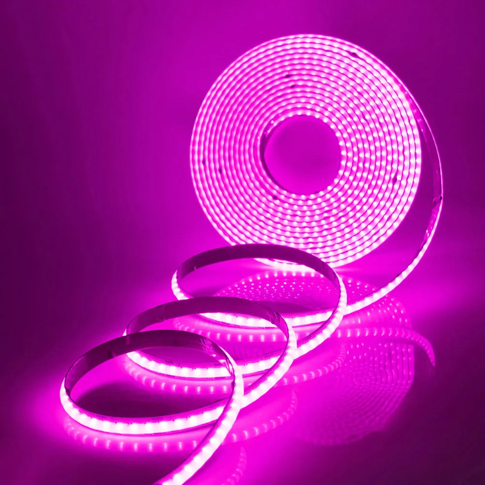 5V Wifi Bluetooth-compatible USB RGB COB LED Strip Light 24key 44key Remote Control Kit 576 LEDs Linear Lighting Flexible Tape