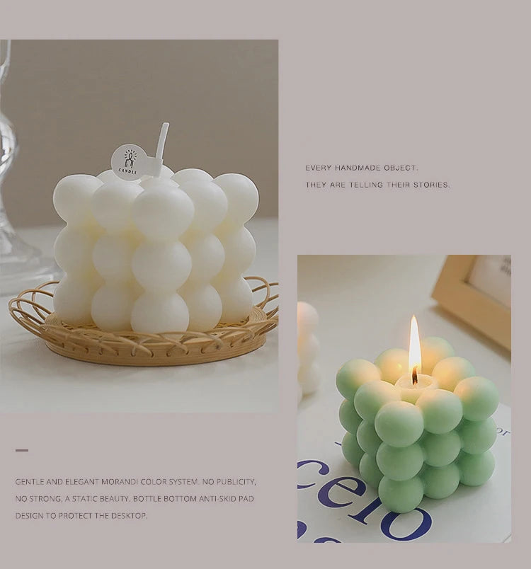 Bubble Cube Scented Candle