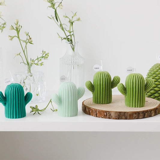 Cactus scented candle