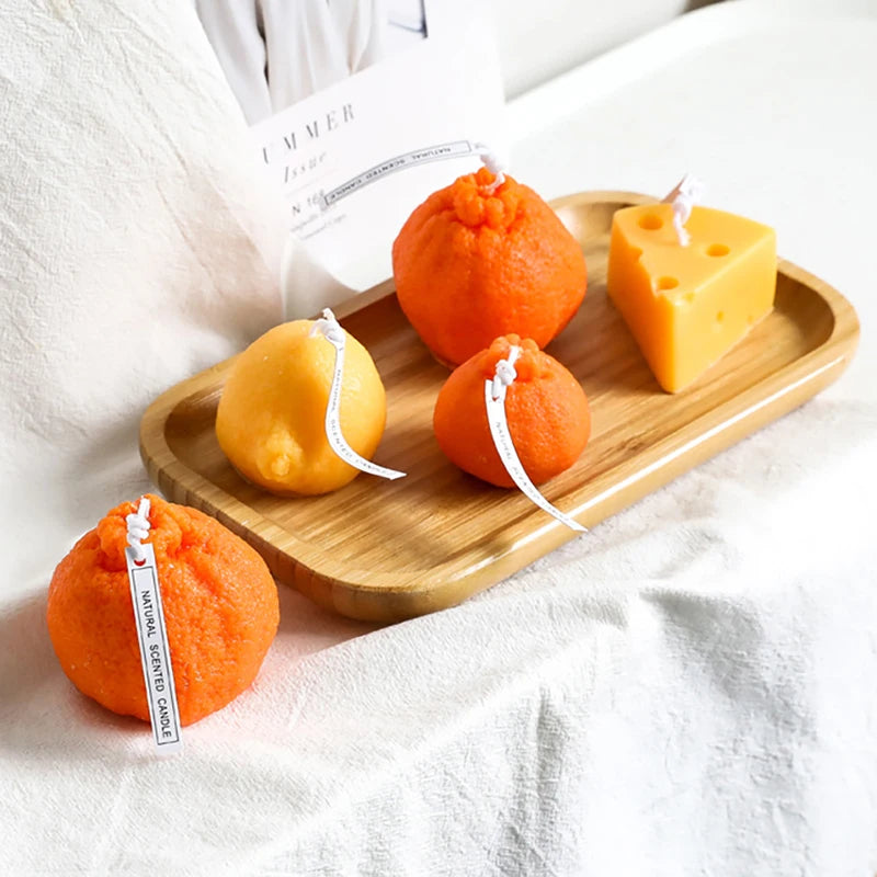Orange, Lemon and Cheese Candle