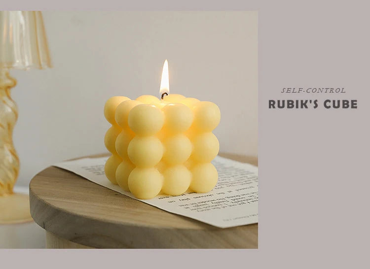 Bubble Cube Scented Candle