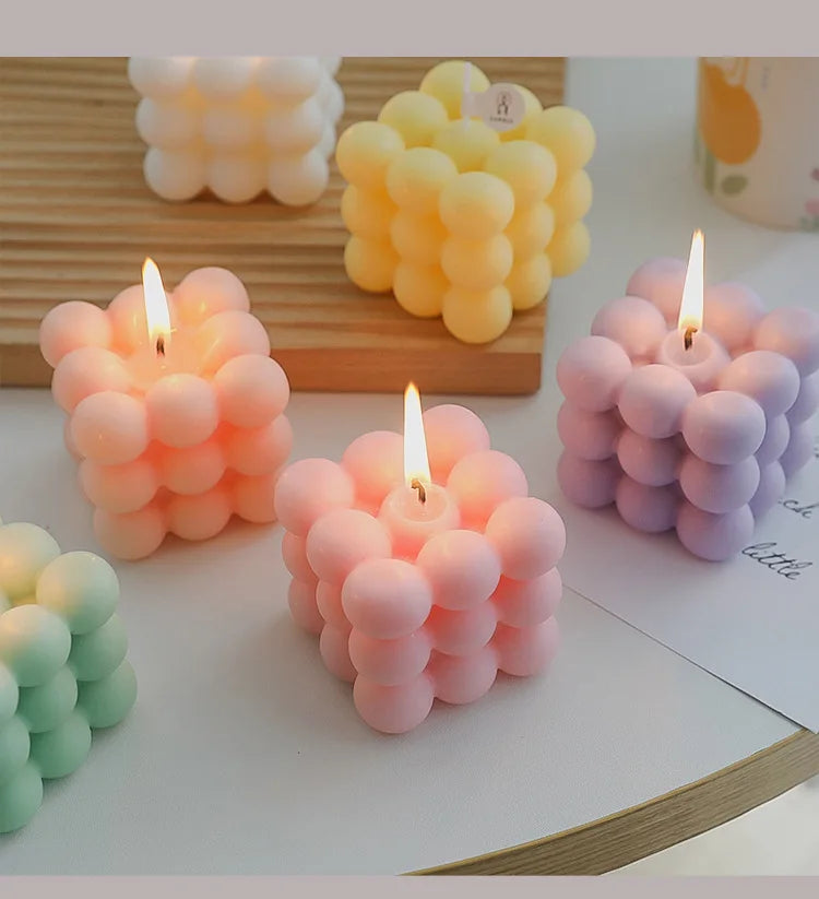 Bubble Cube Scented Candle