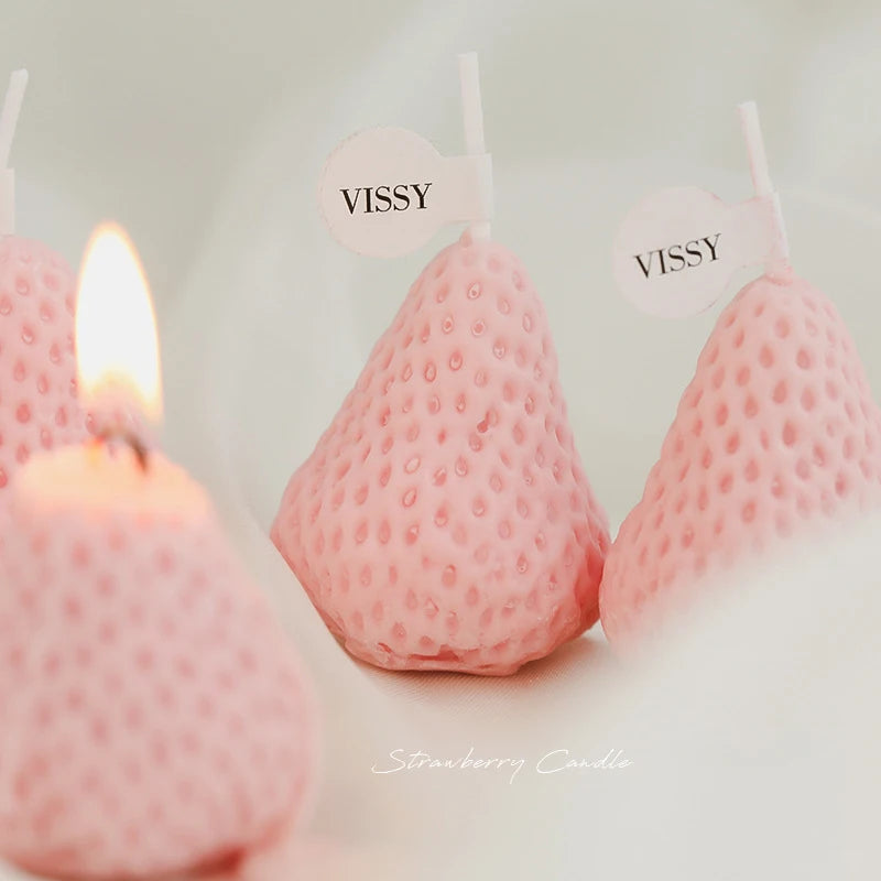 Strawberry Candles