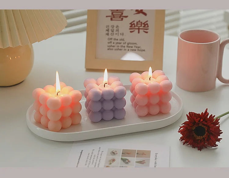 Bubble Cube Scented Candle