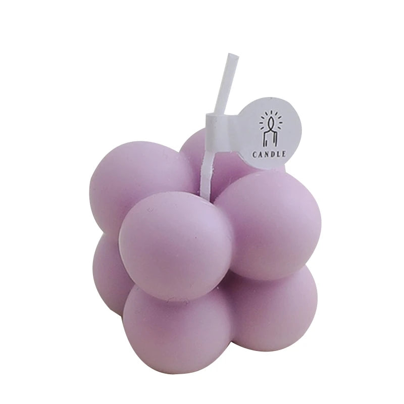 Small Scented Mini Cube Bubble Shaped Wax Candles