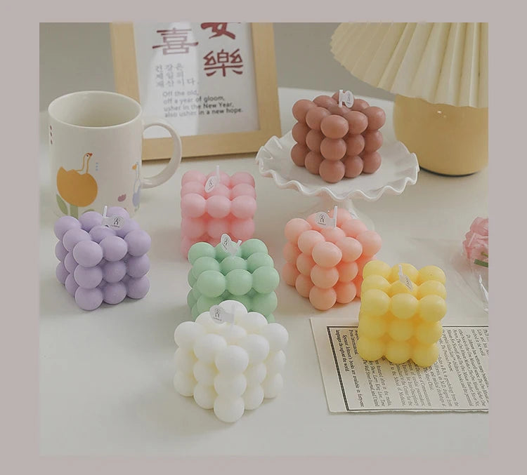 Bubble Cube Scented Candle