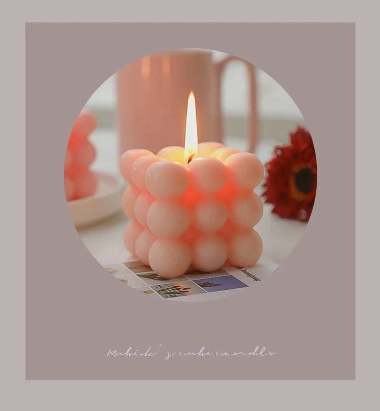 Bubble Cube Scented Candle