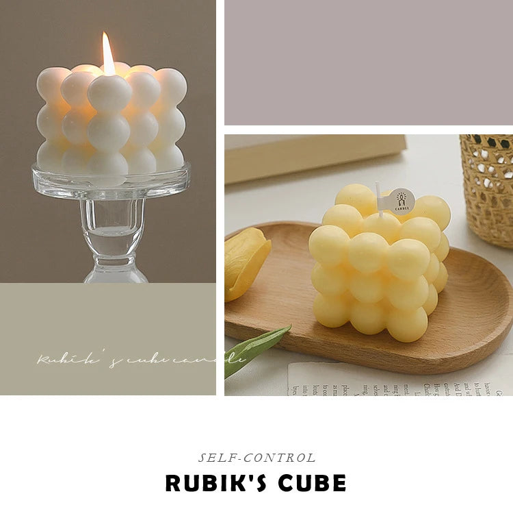 Bubble Cube Scented Candle