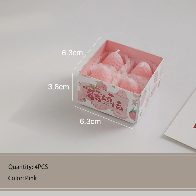 Strawberry Candles