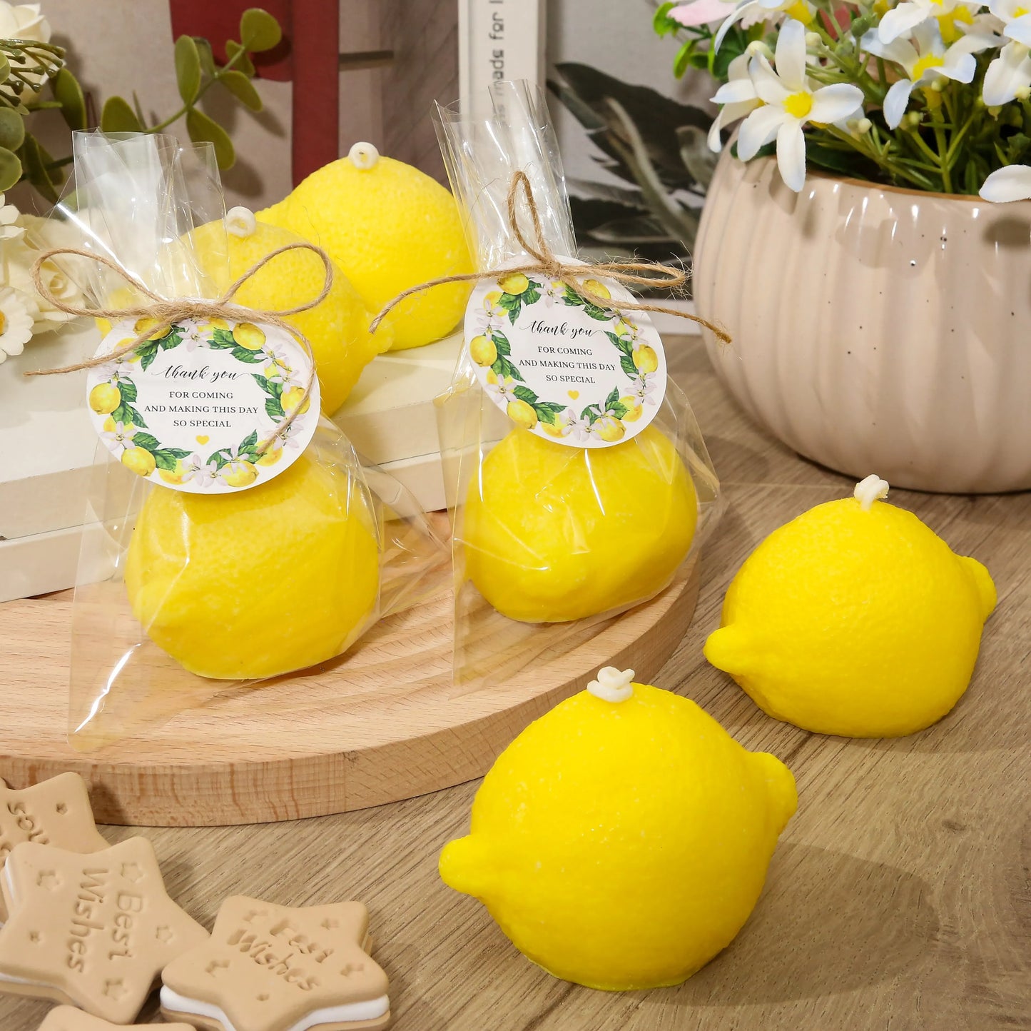 Lemon Scented Candles Pack