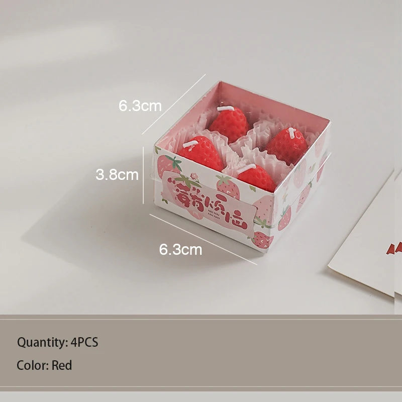 Strawberry Candles