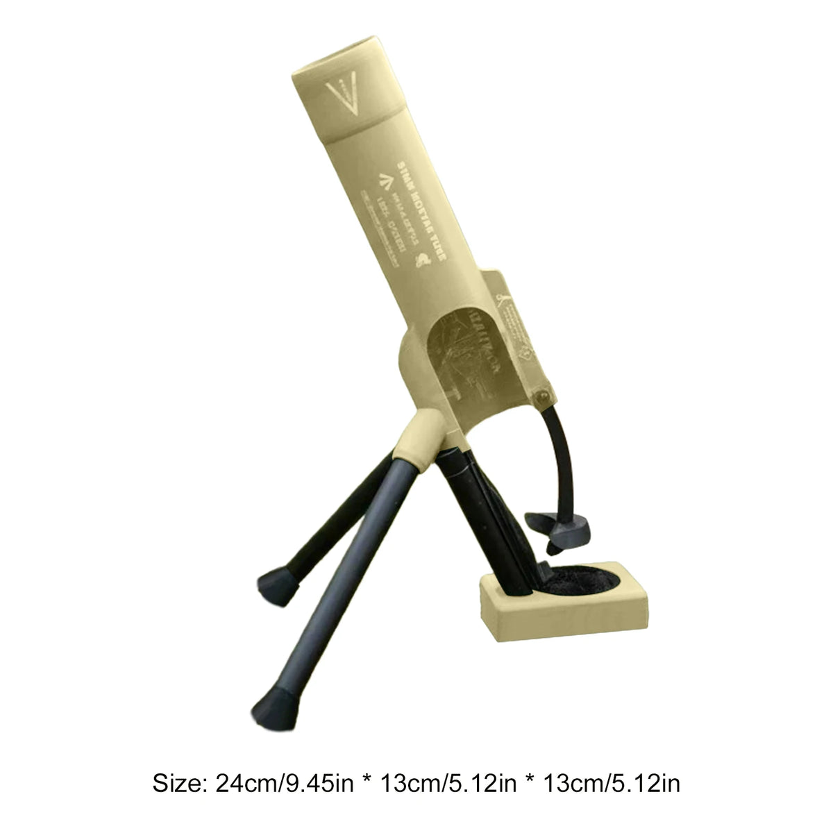 Mortar Beer Bottle Opener 51mm Tactical Cap Hands-Free Push Down Bottle Opener for Home Kitchen Bar Party Restaurant Decor