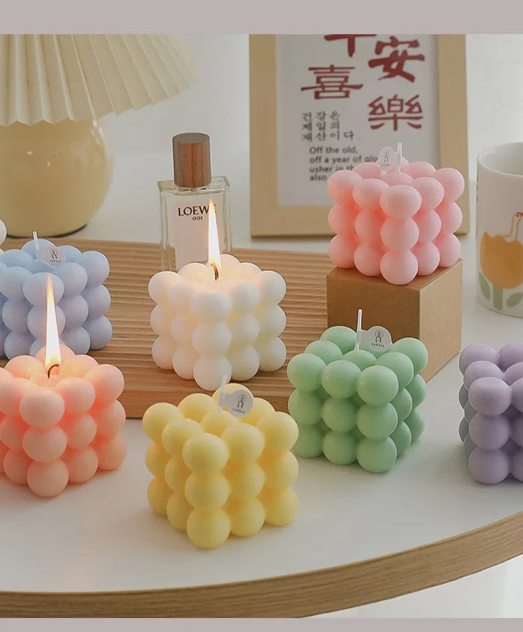 Bubble Cube Scented Candle