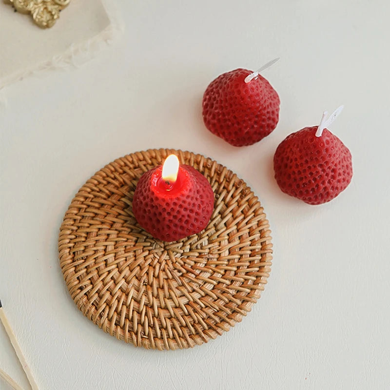 Strawberry Candles
